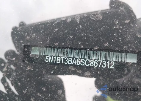 2025 Nissan Rogue Sv Fwd из США, поврежденный, VIN 5N1BT3BA6SC867312